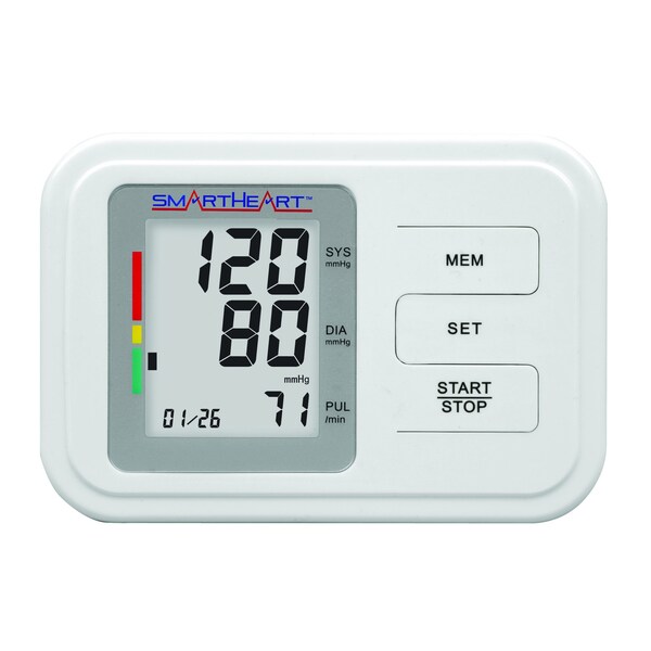 Smartheart Blood Pressure Monitor, Adult Upper Arm Cuff, 1Person Memory 01-550 - main